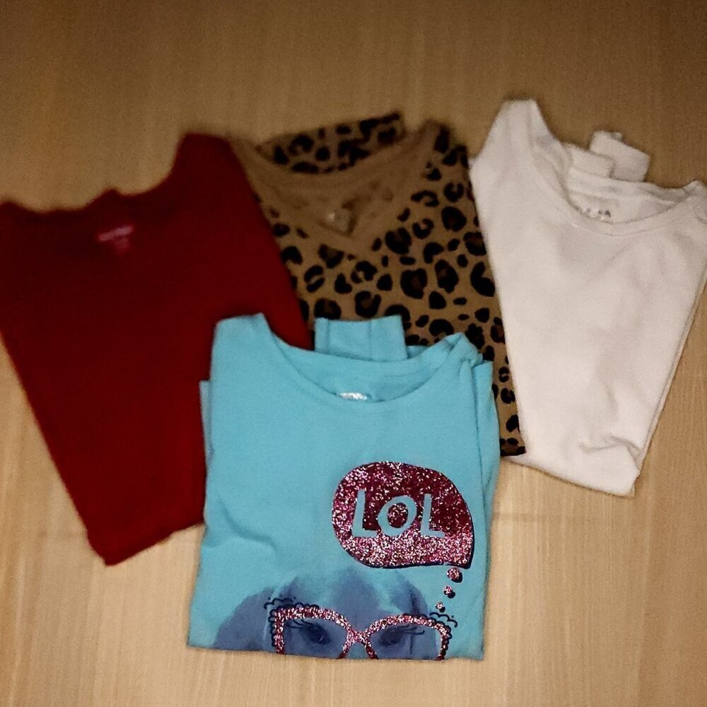 Unbranded Girls Multi Brand Long Sleeve Shirt Bundle 10-12